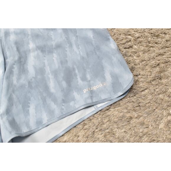 Patagonia Women's Size S Gray Athletic Shorts - Polyester Drawstring Pockets - Picture 6 of 7